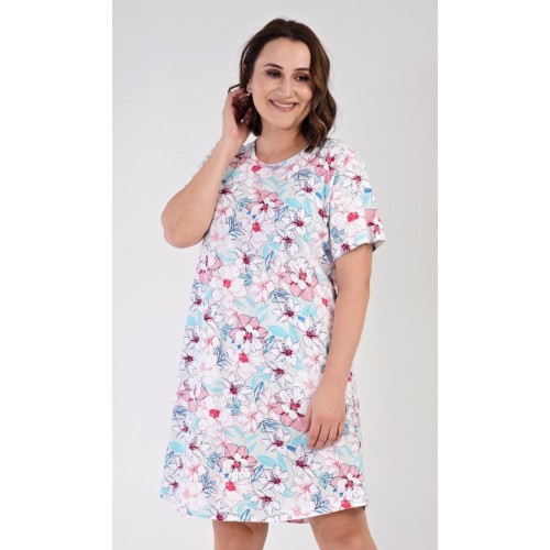 Dámská noční košile s krátkým rukávem Elen