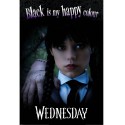 Plakát Wednesday - Black is my Happy Colour