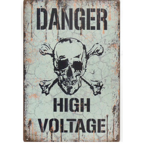 Plechová cedule No Stupid People