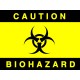 Plechová cedule Warning - Warning Biohazard 1