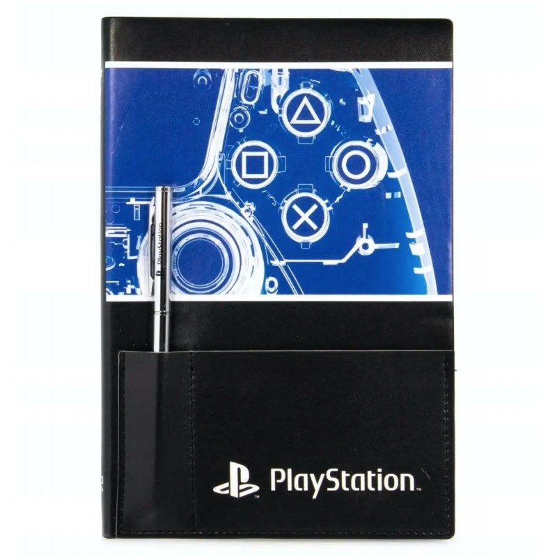 Zápisník s propiskou PlayStation - X-Ray Dualsense Controller