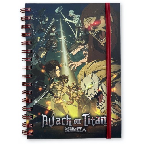 Zápisník Attack on Titan S4