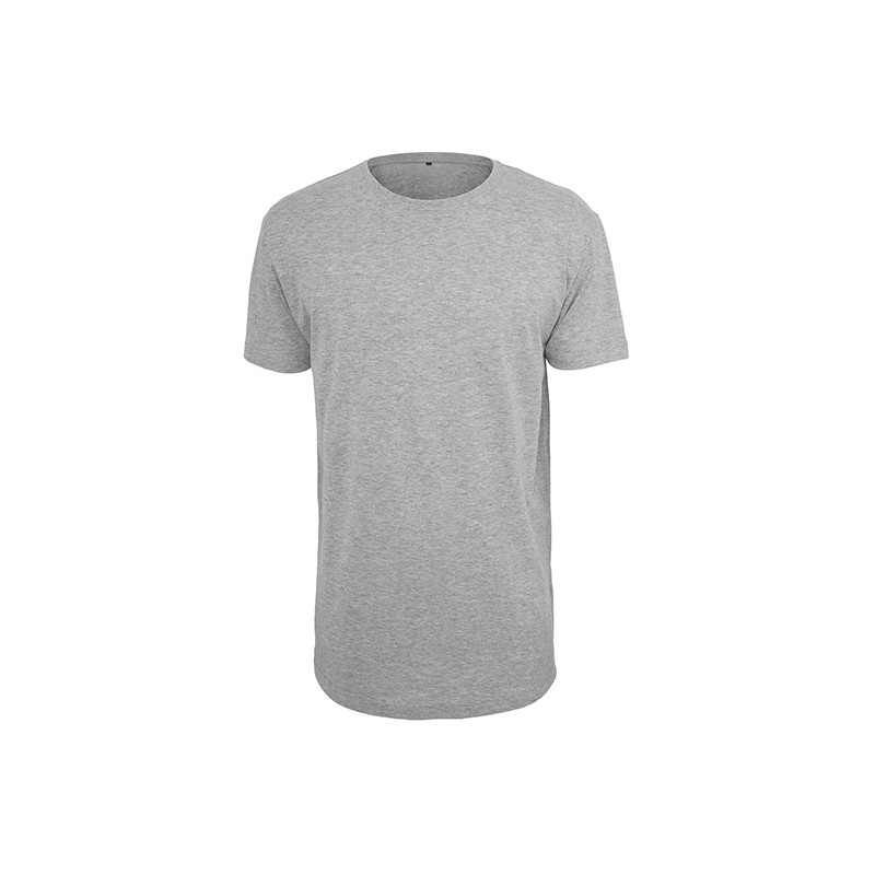 Prodloužené tričko BY28 - tmavě šedé