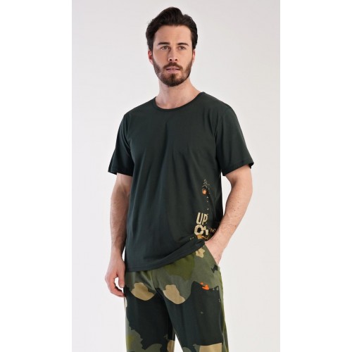 Pánské pyžamo dlouhé Army