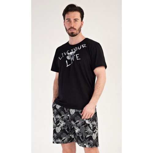 Pánské pyžamo šortky Live your life