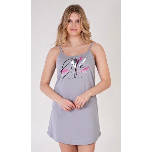 Dámská noční košile na ramínka Life