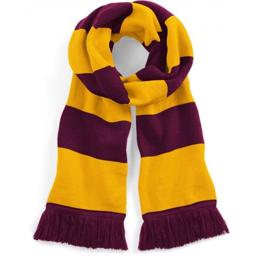 Pruhovaná šála Červená/Bílá