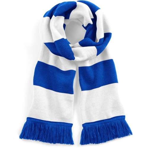 Pruhovaná šála Nebe/Bílá