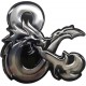 Samolepka Dungeons and Dragons - Logo s metalickým efektem