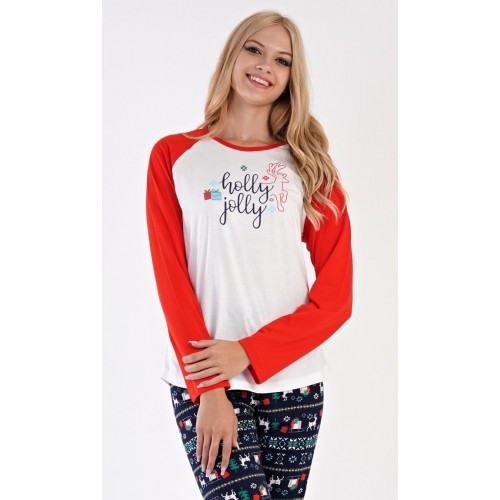 Dámské pyžamo dlouhé Vánoční dárek