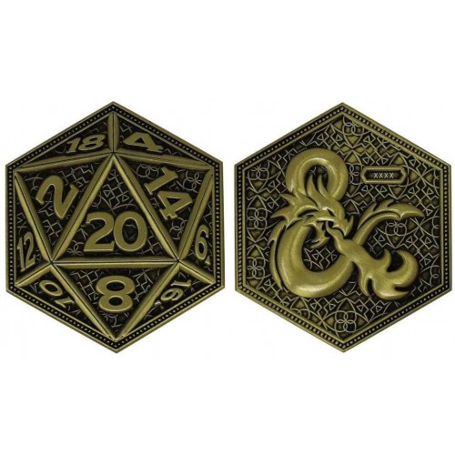 Sběratelská mince Dungeons & Dragons D20