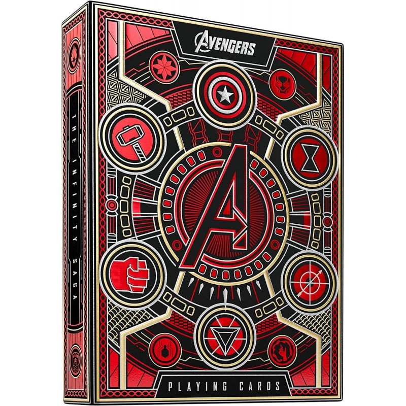 Hrací karty Theory11: Avengers (červené)