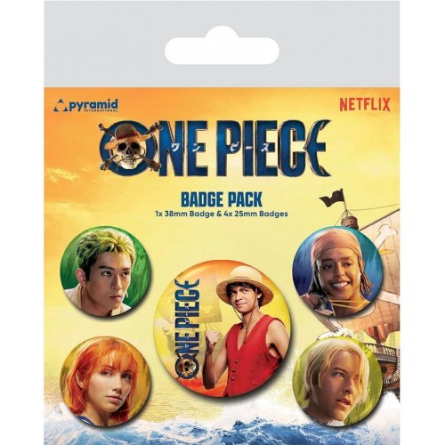 Sada placek One Piece Live Action - The Straw Hats