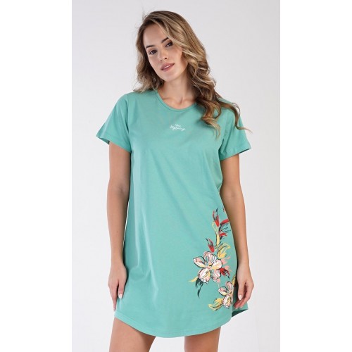 Dámská noční košile s krátkým rukávem Alenka