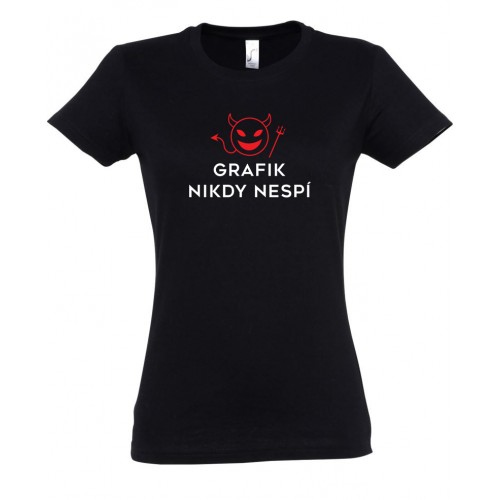 Grafik nikdy nespi - Dámské