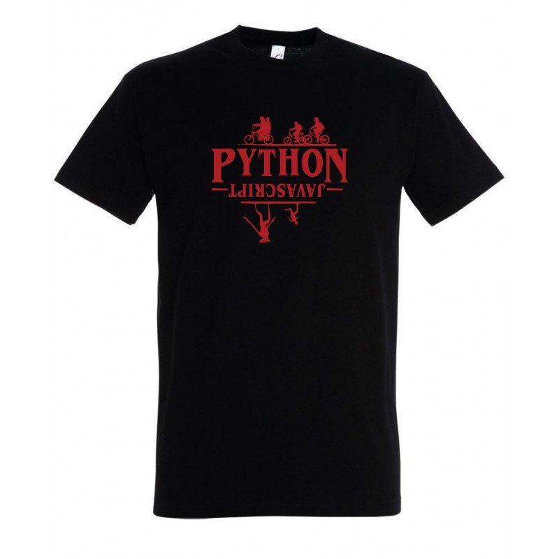 Programátorské tričko Python, javascript - Pánské