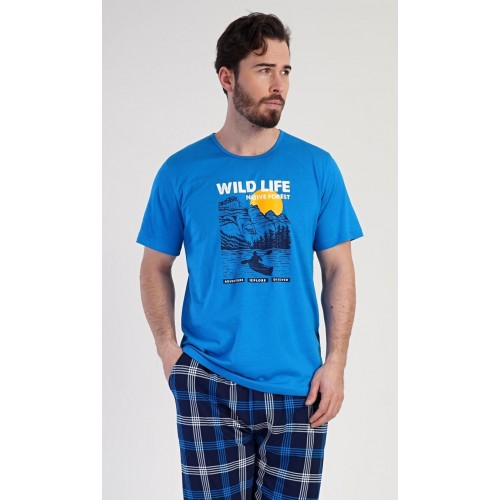 Pánské pyžamo kapri Wild life