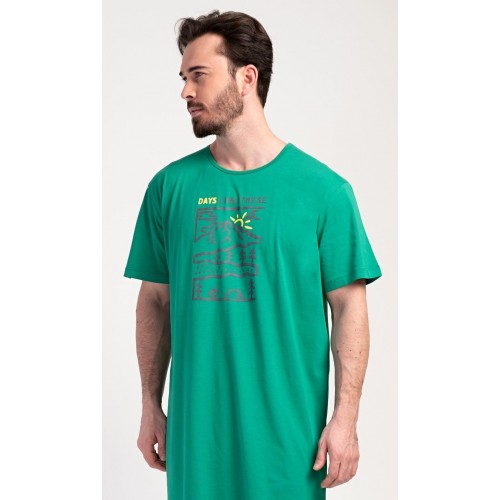 Pánská noční košile s krátkým rukávem Outdoor