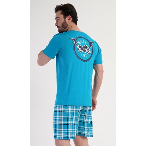 Pánské pyžamo šortky Motocycle