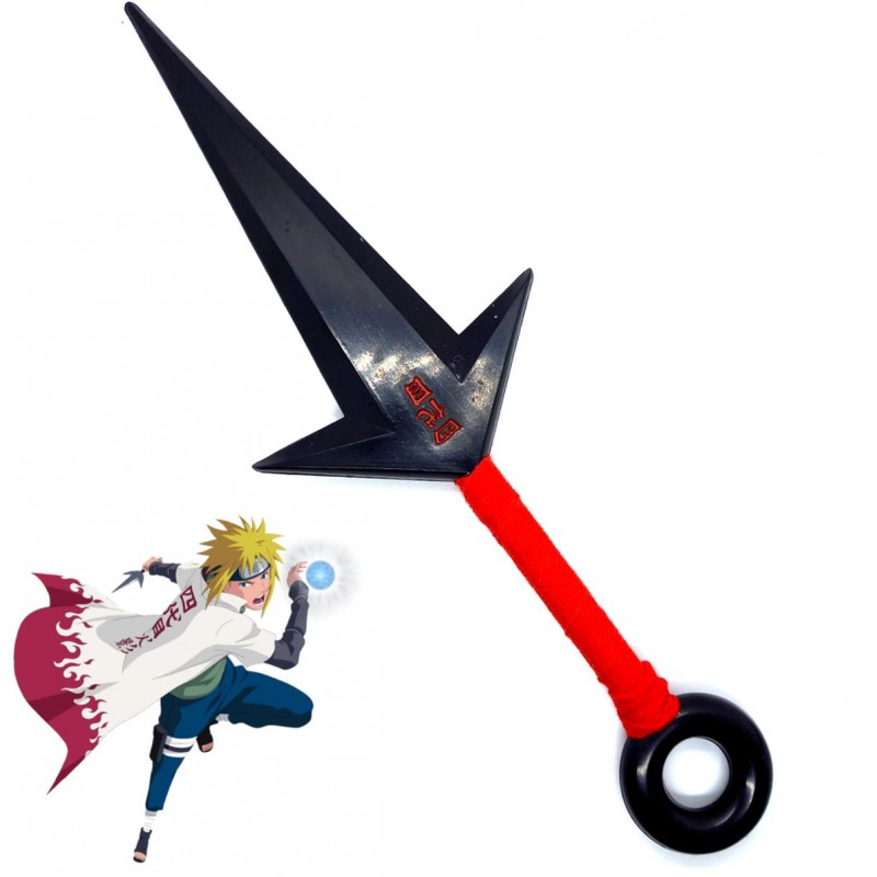 AF Bleskový kunai "NAMIKAZE MINATO" Naruto - červené