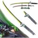 Chladné Zbraně Dračí katana "GENJI SHIMADA DRAGON SWORD" svítící čepel!