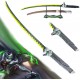 Chladné Zbraně Dračí katana "GENJI SHIMADA DRAGON SWORD" svítící čepel!