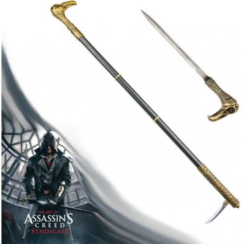 Chladné Zbraně Hůl s čepelí Jacob/Evie Frye "ASSASSINS CREED SYNDICATE" celokovová
