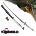 Chladné Zbraně Michonne's Katana "THE WALKING DEAD" se zádovým přehozem - OSTRÁ!