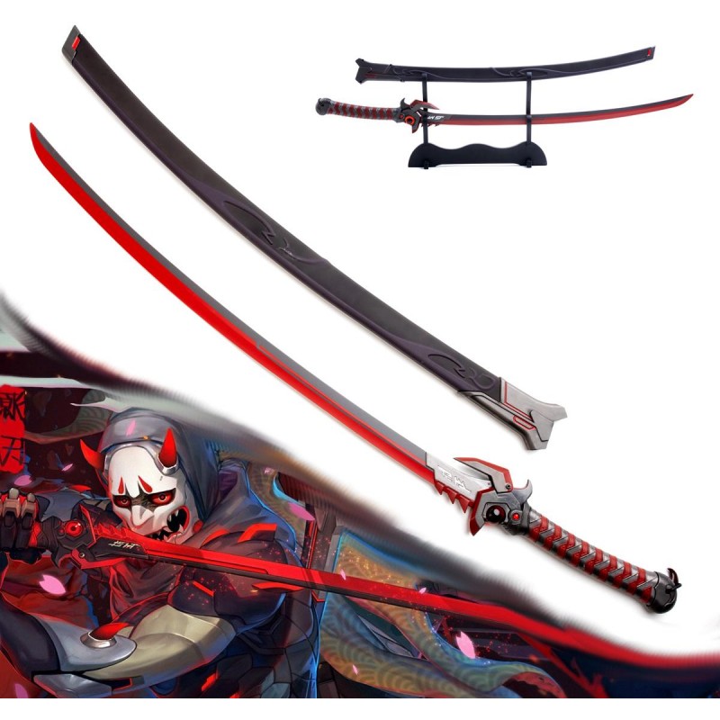 Chladné Zbraně Replika katana "GENJI SHIMADA" Oni skin