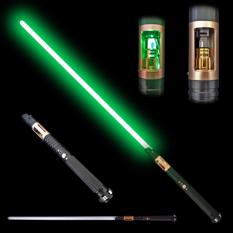 CHSV Světelný meč "JEDI SENTINEL" Plně kontaktní s unikátním krystalem! Multi-color!