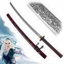 AF Fantasy katana "BABYDOLL - DARK" Sucker Punch ocelová replika ostrá!