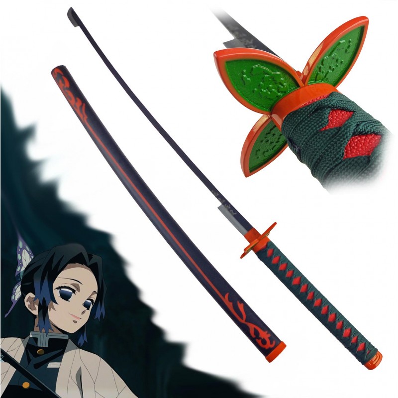 AF Ninchirin Katana "SHINOBU KOCHO ORIGINAL" se zádovým přehozem - Demon Slayer