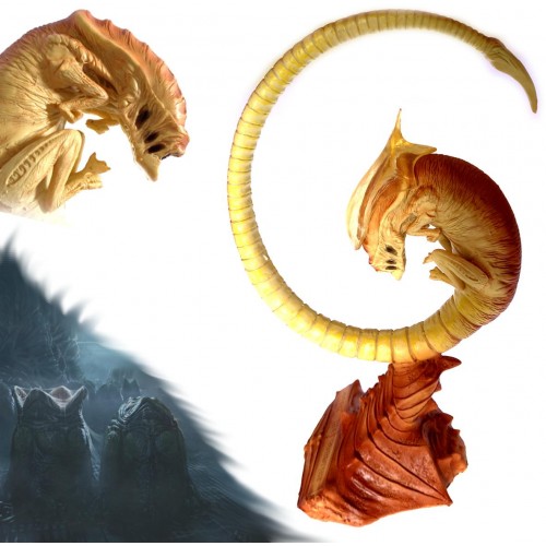 AF Filmová soška Aliena "QUEEN CHESTBUSTER" - Pryskyřice