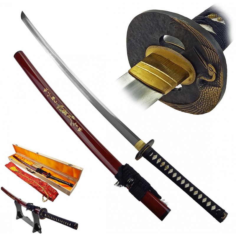 AF Katana "FLOWERS OF SAKURA" s dřevěným boxem