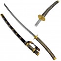 AF Zdobná katana "DOUBLEHAND SAMURAI" černá