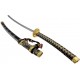 AF Zdobná katana "DOUBLEHAND SAMURAI" černá