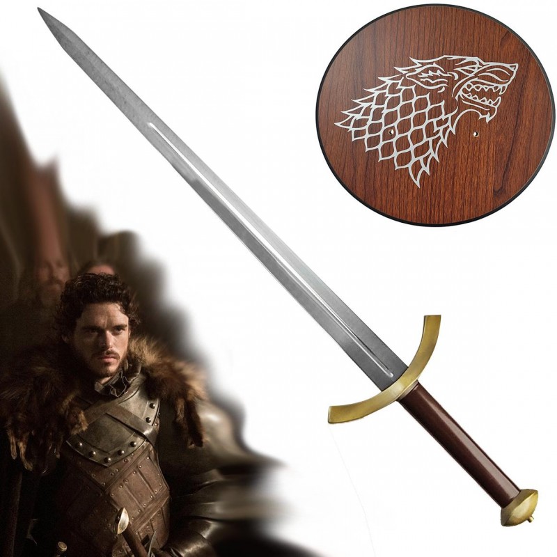 Jolly Meč Krále Severu "SWORD OF ROB STARK" s plaketou - Game of Thrones