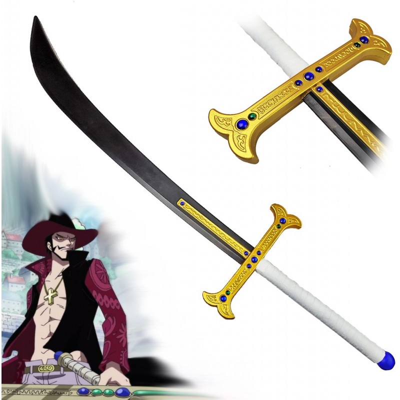 AF Měkčený meč Dracule Mihawka "YORU" - One Piece