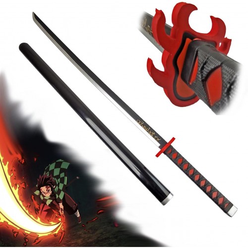 AF Měkčená Ninchirin Katana "TANJIRO KAMADO - FLAME SWORD" - Demon Slayer