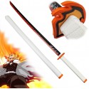 AF Měkčená Ninchirin Katana "KYOJURO RENGOKU" - Demon Slayer
