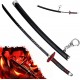 AF Nichirin vystřelovací přívěsek "TANJIRO FLAME SWORD" - Demon Slayer