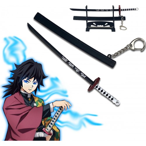 AF Nichirin přívěšek "GIYU TOMIOKA SMALL" se stojánkem - Demon Slayer