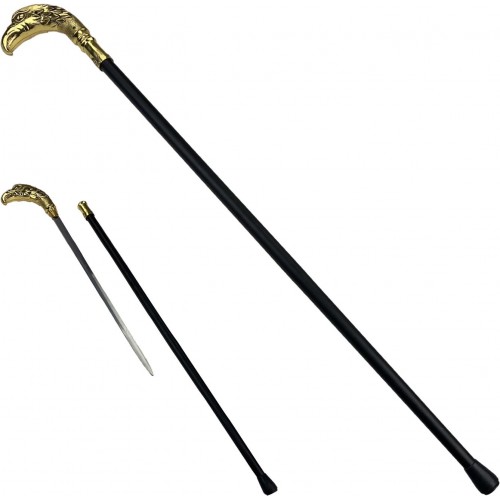 AF Vycházková hůl s čepelí "GOLD EAGLE"