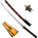 AF Japonská damašková katana "HINOTAMARYU" funkční