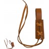 Amont Jednoduchý kožený závěs na dýku/meč "BROWN SHEATH"