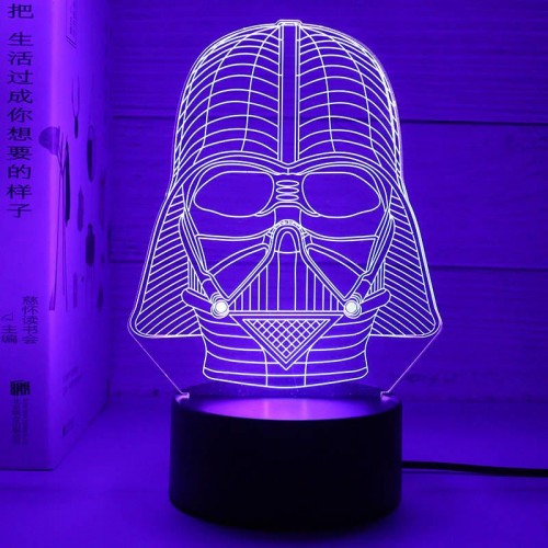 AF 3D akrylová stolní lampička "DARTH VADER" - STAR WARS