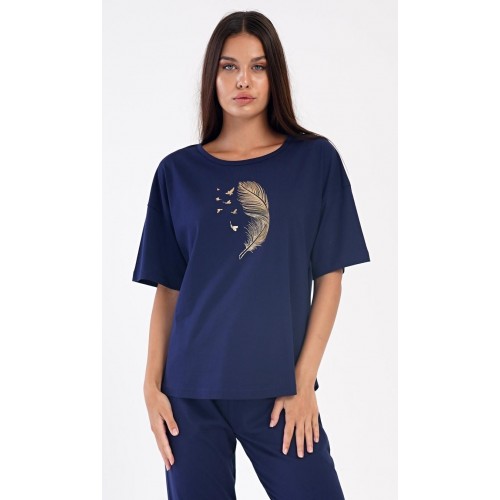 Dámské pyžamo kapri Pírko