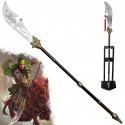 AF Čínská halapartna/naginata "KUAN TAO - FOR HONOR" honosně zdobená!