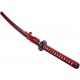 Albainox Červená katana "RED WARRIOR" s bohatým příslušenstvím