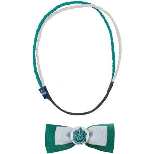 Čelenka a spona do vlasů Harry Potter - Zmijozel